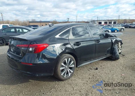 2023 Honda Civic Ex /Ex W/O Bsi из США, поврежденный, VIN 2HGFE1F72PH317405